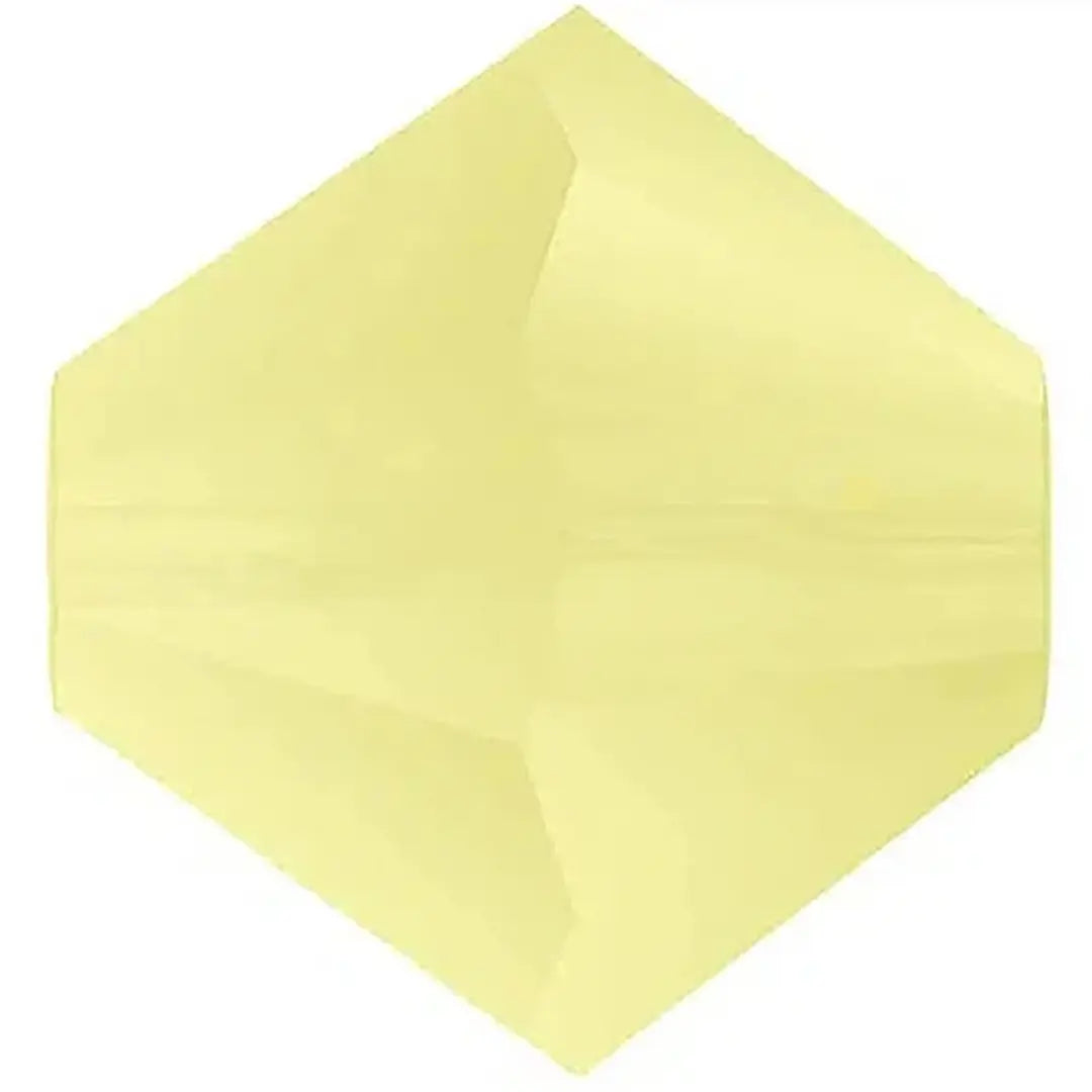 Preciosa Beads Bicone Acid Yellow Matte - Bluestreak Crystals