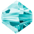 Preciosa Beads Bicone Aqua Bohemica - Bluestreak Crystals