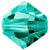 Preciosa Beads Bicone Blue Zircon-Preciosa Beads-3mm - Pack of 100-Bluestreak Crystals