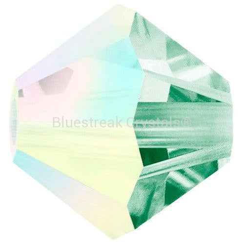 Preciosa Beads Bicone Chrysolite AB-Preciosa Beads-4mm - Pack of 100-Bluestreak Crystals