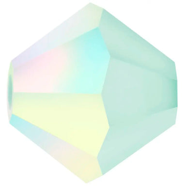 Preciosa Beads Bicone Chrysolite Matte AB - Bluestreak Crystals