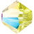 Preciosa Beads Bicone Citrine Glitter-Preciosa Beads-3mm - Pack of 100-Bluestreak Crystals