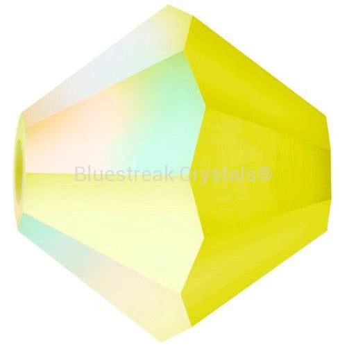 Preciosa Beads Bicone Citrine Matte AB-Preciosa Beads-4mm - Pack of 720 (Wholesale)-Bluestreak Crystals