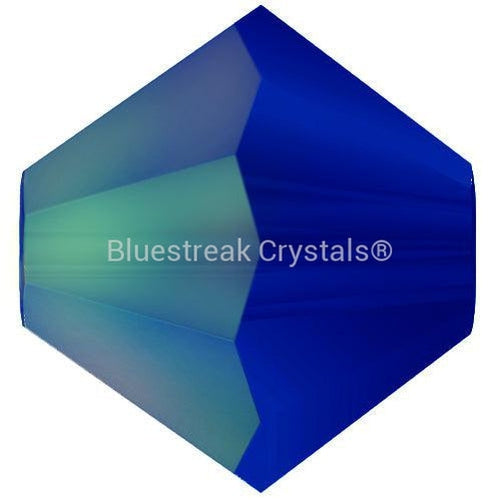 Preciosa Beads Bicone Cobalt Blue Matte AB-Preciosa Beads-3mm - Pack of 1440 (Wholesale)-Bluestreak Crystals