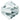 Preciosa Beads Bicone Crystal Argent Flare - Bluestreak Crystals