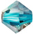 Preciosa Beads Bicone Crystal Bermuda Blue-Preciosa Beads-4mm - Pack of 100-Bluestreak Crystals