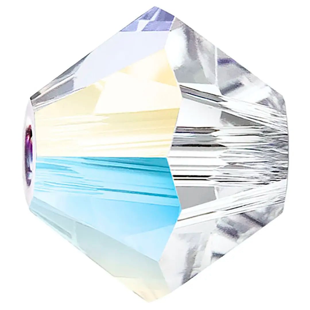Preciosa Beads Bicone Crystal Glitter - Bluestreak Crystals