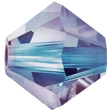 Preciosa Beads Bicone Crystal Heliotrope - Bluestreak Crystals