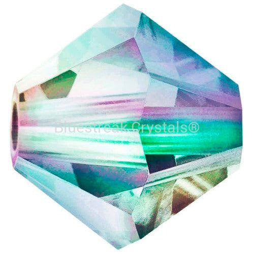 Preciosa Beads Bicone Crystal Vitrail Light-Preciosa Beads-4mm - Pack of 100-Bluestreak Crystals