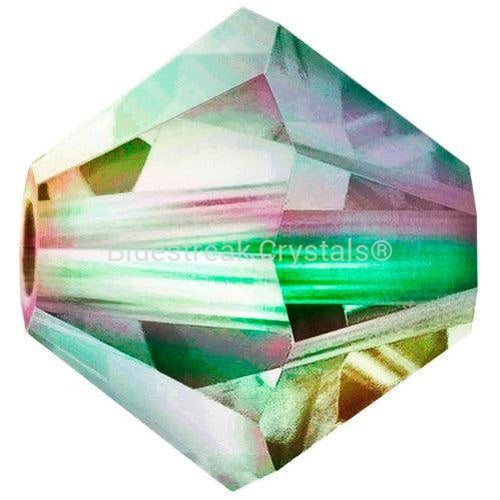 Preciosa Beads Bicone Crystal Vitrail Medium-Preciosa Beads-4mm - Pack of 100-Bluestreak Crystals
