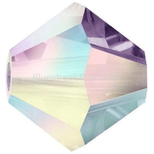 Preciosa Beads Bicone Deep Tanzanite AB 2X-Preciosa Beads-4mm - Pack of 100-Bluestreak Crystals