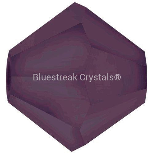 Preciosa Beads Bicone Deep Tanzanite Matte-Preciosa Beads-4mm - Pack of 720 (Wholesale)-Bluestreak Crystals