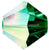 Preciosa Beads Bicone Emerald AB-Preciosa Beads-3mm - Pack of 100-Bluestreak Crystals