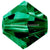 Preciosa Beads Bicone Emerald-Preciosa Beads-3mm - Pack of 100-Bluestreak Crystals