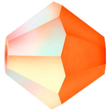 Preciosa Beads Bicone Hyacinth Matte AB - Bluestreak Crystals