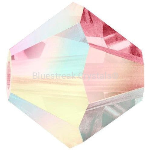 Preciosa Beads Bicone Indian Pink AB 2X-Preciosa Beads-4mm - Pack of 100-Bluestreak Crystals
