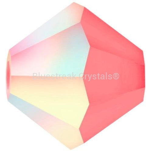 Preciosa Beads Bicone Indian Pink Matte AB-Preciosa Beads-4mm - Pack of 720 (Wholesale)-Bluestreak Crystals