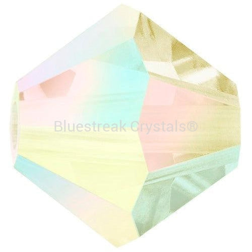 Preciosa Beads Bicone Jonquil AB 2X-Preciosa Beads-4mm - Pack of 100-Bluestreak Crystals