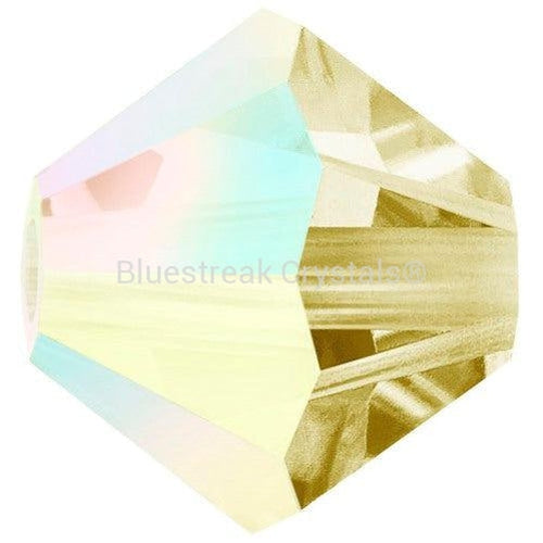 Preciosa Beads Bicone Jonquil AB-Preciosa Beads-3mm - Pack of 100-Bluestreak Crystals
