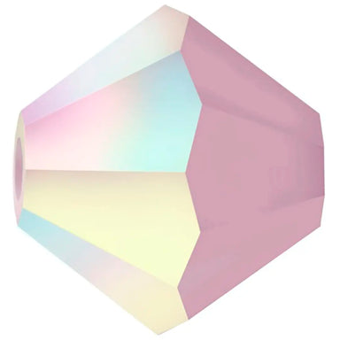 Preciosa Beads Bicone Light Amethyst Matte AB - Bluestreak Crystals