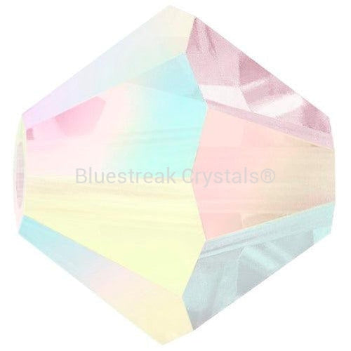 Preciosa Beads Bicone Light Rose AB 2X-Preciosa Beads-4mm - Pack of 100-Bluestreak Crystals