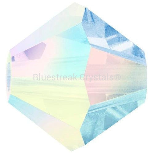 Preciosa Beads Bicone Light Sapphire AB 2X-Preciosa Beads-4mm - Pack of 100-Bluestreak Crystals