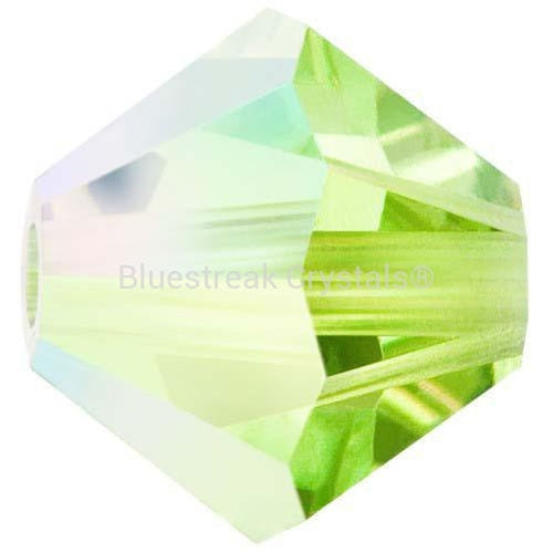 Preciosa Beads Bicone Limecicle AB-Preciosa Beads-3mm - Pack of 100-Bluestreak Crystals
