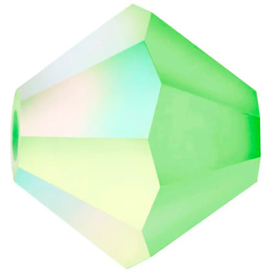 Preciosa Beads Bicone Limecicle Matte AB - Bluestreak Crystals