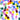 Preciosa Beads Bicone Mix Rainbow - Bluestreak Crystals