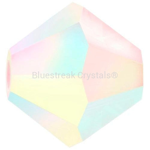Preciosa Beads Bicone Rose Opal AB 2X-Preciosa Beads-4mm - Pack of 100-Bluestreak Crystals