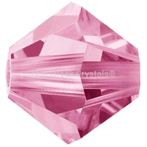Preciosa Beads Bicone Rose-Preciosa Beads-3mm - Pack of 100-Bluestreak Crystals