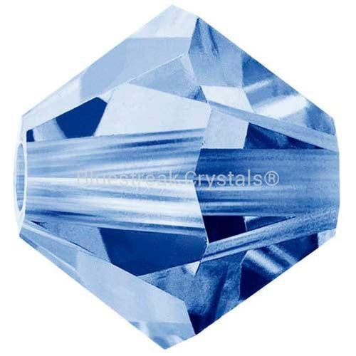 Preciosa Beads Bicone Sapphire-Preciosa Beads-3mm - Pack of 100-Bluestreak Crystals