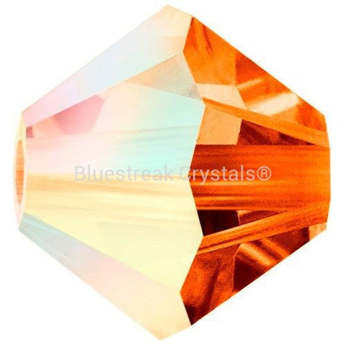 Preciosa Beads Bicone Sun AB-Preciosa Beads-3mm - Pack of 100-Bluestreak Crystals