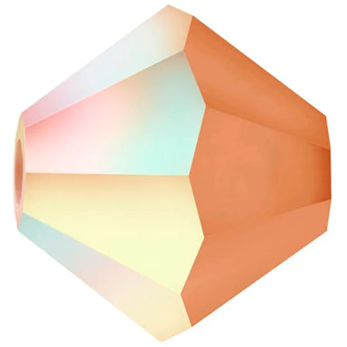 Preciosa Beads Bicone Topaz Matte AB - Bluestreak Crystals