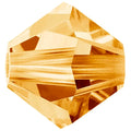 Preciosa Beads Bicone Topaz - Bluestreak Crystals