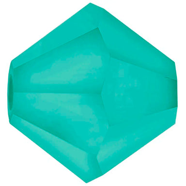 Preciosa Beads Bicone Turquoise Matte - Bluestreak Crystals