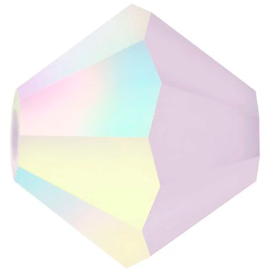 Preciosa Beads Bicone Violet Matte AB - Bluestreak Crystals