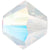Preciosa Beads Bicone White Opal Glitter-Preciosa Beads-4mm - Pack of 100-Bluestreak Crystals