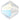 Preciosa Beads Bicone White Opal Glitter - Bluestreak Crystals