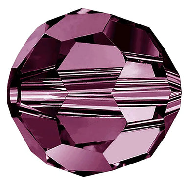 Preciosa Beads Round Amethyst - Bluestreak Crystals
