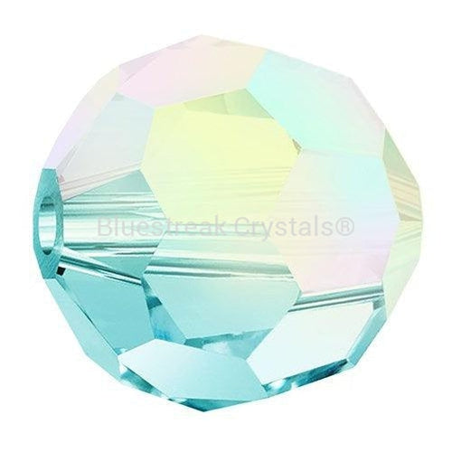 Preciosa Beads Round Aqua Bohemica AB-Preciosa Beads-3mm - Pack of 25-Bluestreak Crystals