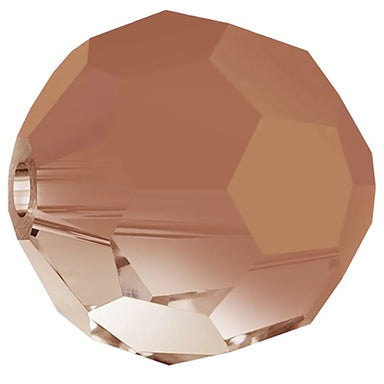 Preciosa Beads Round Crystal Capri Gold - Bluestreak Crystals