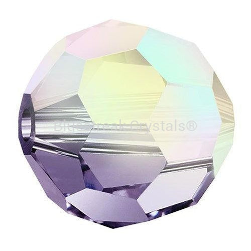 Preciosa Beads Round Deep Tanzanite AB-Preciosa Beads-4mm - Pack of 25-Bluestreak Crystals