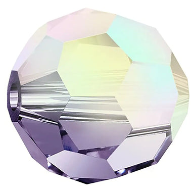 Preciosa Beads Round Deep Tanzanite AB - Bluestreak Crystals