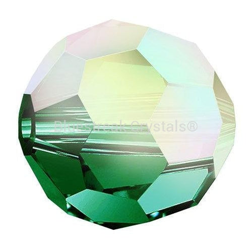Preciosa Beads Round Emerald AB-Preciosa Beads-4mm - Pack of 25-Bluestreak Crystals