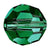 Preciosa Beads Round Emerald-Preciosa Beads-4mm - Pack of 25-Bluestreak Crystals