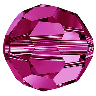 Preciosa Beads Round Fuchsia - Bluestreak Crystals