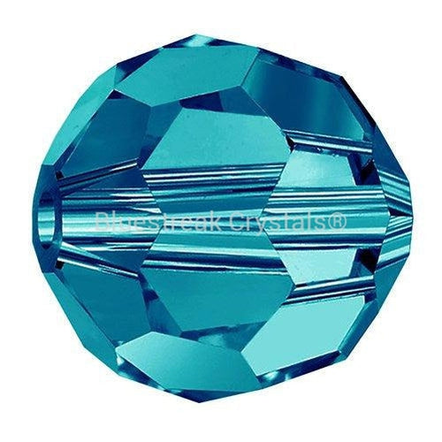 Preciosa Beads Round Indicolite-Preciosa Beads-4mm - Pack of 25-Bluestreak Crystals
