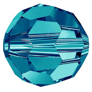 Preciosa Beads Round Indicolite - Bluestreak Crystals