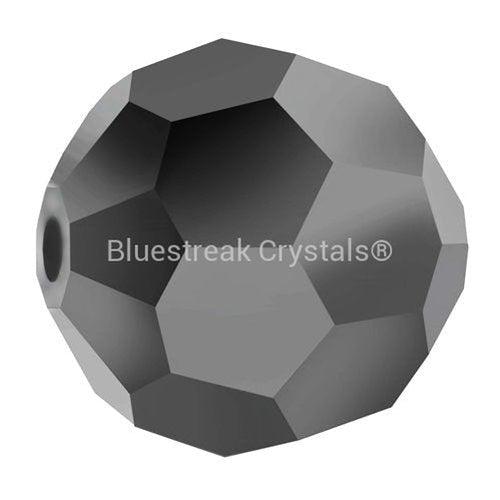 Preciosa Beads Round Jet Hematite Fully Coated-Preciosa Beads-3mm - Pack of 25-Bluestreak Crystals